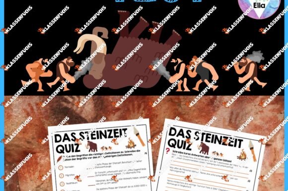 Steinzeit Test Arbeitsbl Tter Klassenfuchs